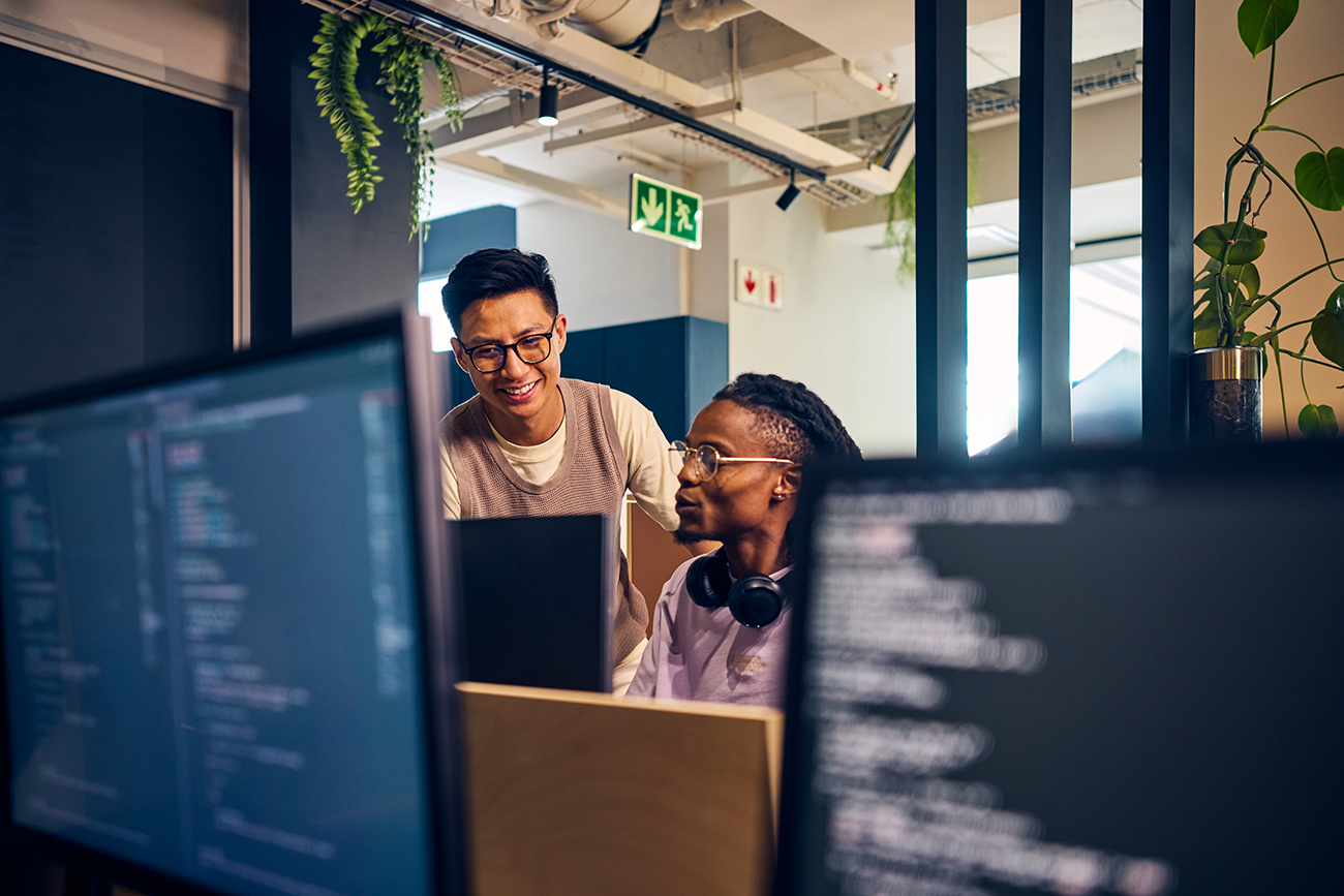 ID.me engineers collaborating at work